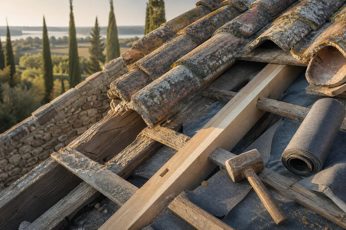 Rénovation d'une toiture ancienne : étapes, matériaux et prix constatés
